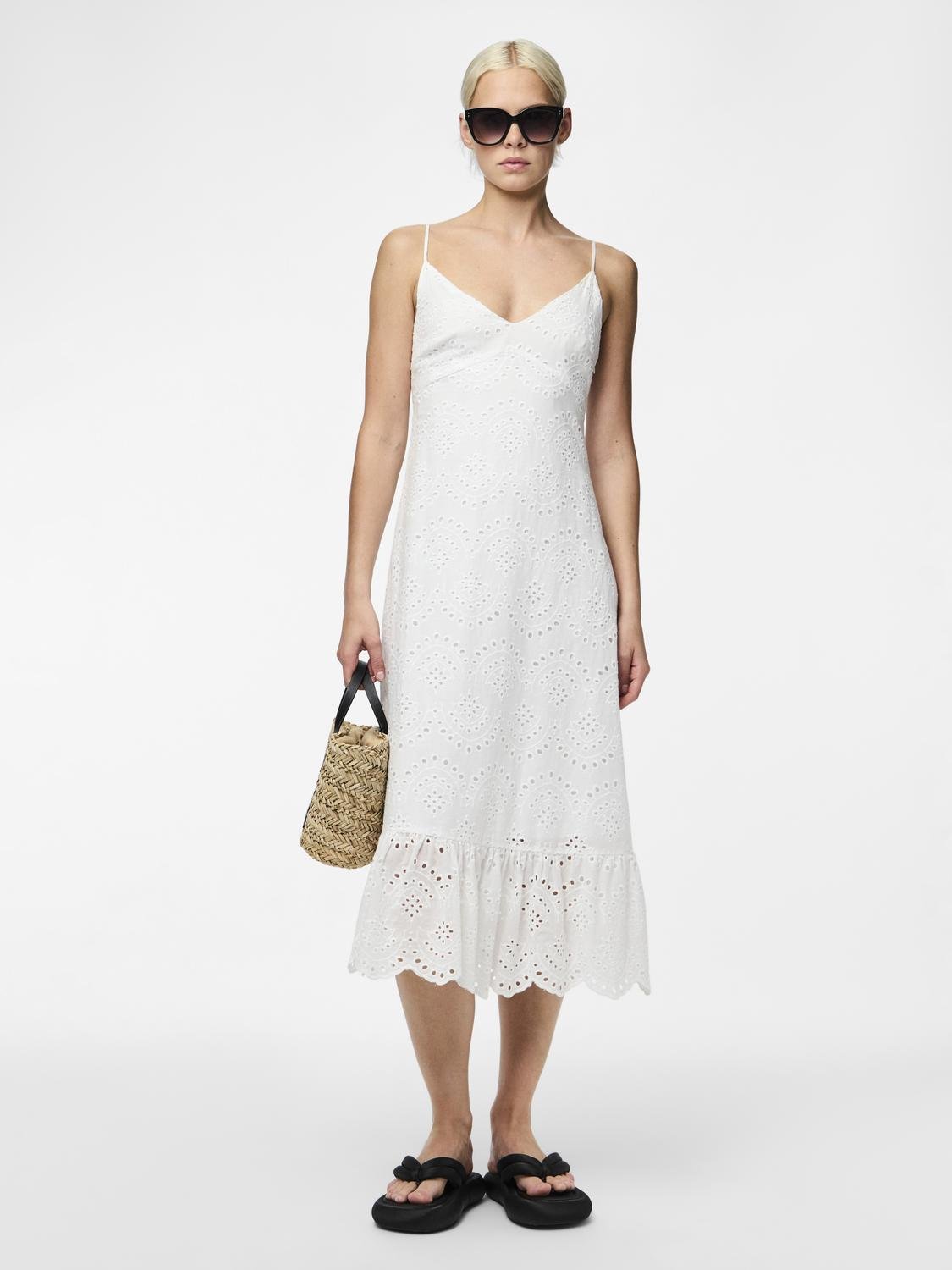 PCVILDE Midi Dress - Bright White - VERO MODA & VILA Bergvik